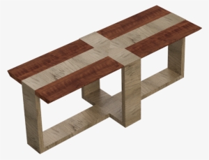 Outdoor 'cross' Bench