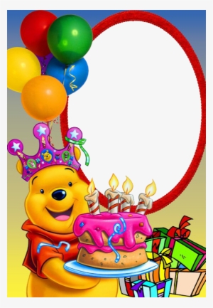 Efecto De Fotos De La Categoría - Winnie The Pooh Birthday Frames