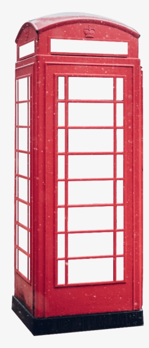 Phone Booth, Top Layer Phonebooth Red - Red Phone Box Vector