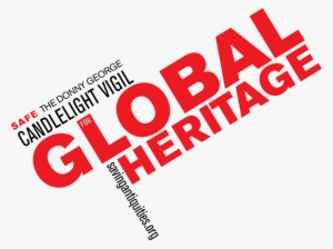 Safe The Donny George Candlelight Vigil For Global - Global Heritage Bag (red Logo), Adult Unisex, Natural
