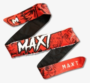 Maxt Zombies Red Paintball Headband - Motif