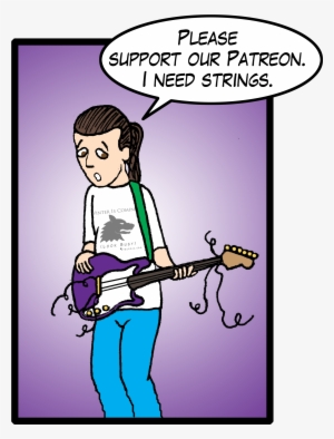 Broken Strings - Cartoon