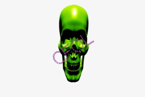 Singing Green Skull - Skull