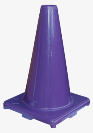 Traffic Cone 300mm Purple Plain - Traffic Cone