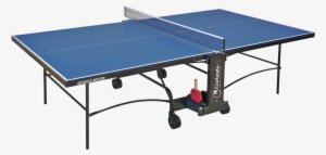 Garlando Tavolo Ping Pong Advance Indoor Blu Con Ruote