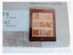Walnut Hollow Square Embossing Metal - Chocolate