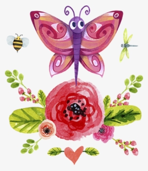 Vinilo Mariposa Infantil - Cute Bee Butterfly Dragonfly Ladybug Throw Blanket