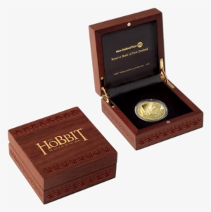 The Battle Of The Five Armies Premium Gold Coin - Gold Coin With Box Png