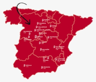 Mapa Flecha Es - Spain Map Outline Vector