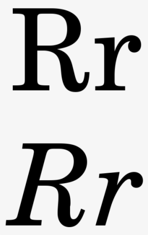 Alphabet Latin R - R Latin