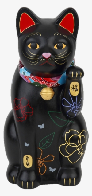 The Singapore Night Orchid Lucky Cat - Cat