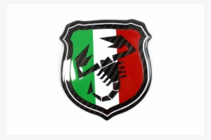 Carbon Fiber Front Logo Badge Italian Scorpion Tmcmotorsport - Abarth