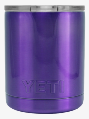 10oz Powder Coated Yeti- Purple Sparkle - Yeti Rambler Lowball