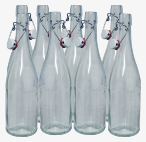 750ml Classic Style Clear Glass Swing Top Bottle - 750ml Swing Top Bottles