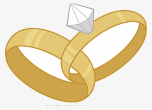 Love Birds Wedding Bands Clip Art , Wedding Ring - 2 Rings Wedding Png
