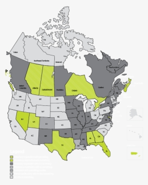 View The Map Below To See What Type Of Interior Design - Interior Design Laws Of North America