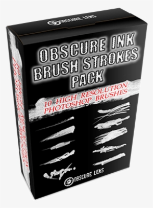 Obscure "ink" Brush Strokes Pack - Box