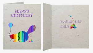 Beaver Birthday Card - Greeting Card