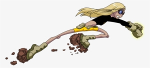 Terra Angry Lunge - Cartoon