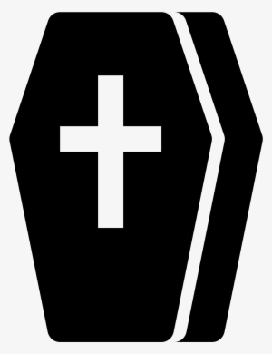 There Is An Outline Of A Traditional Coffin Shape, - Coffin Icon