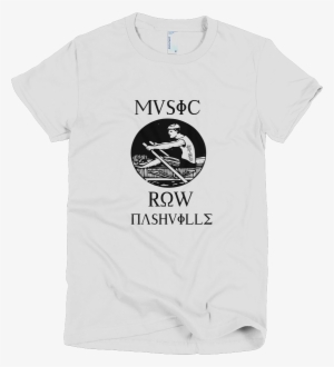 Music Rowboat Women's T-shirt Black Logo - 90s Anime Aesthetic Shirt