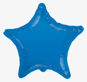 Globo Metálico Estrella Mediana Azul - Black Star Gellibean Balloon