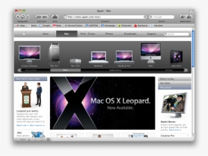 Browser Fenster, Tabs - Mac Os X Leopard - 1 User