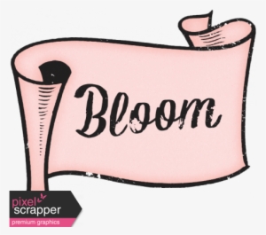 May Flowers Bloom Tag - Digital Scrapbooking