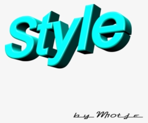 3d Text Logo Psd - New Style Png Text