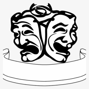 Theatre Masks Clip Art Theatre Masks Clip Art Drama - Theater Managers Manage [book]