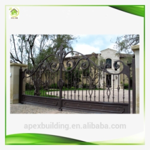 Driveway Main Wrought Iron Security Gates Designs - Wrought Iron Fence & Gate