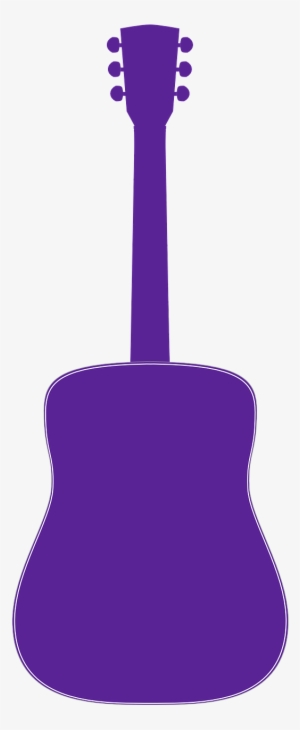 country, music - clip art guitar purple