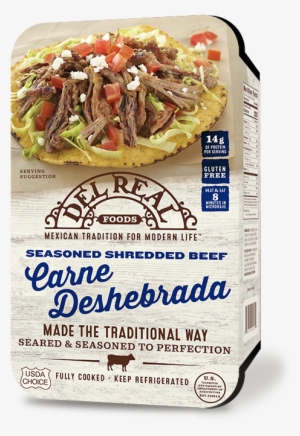 seasoned shredded beef - del real carne deshebrada