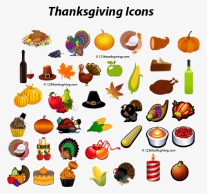 Thanksgiving Day Website Design Customization Library - Free Thanksgiving Icons