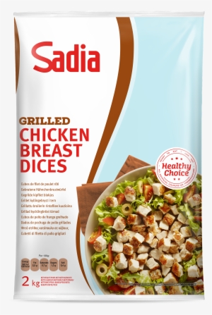 Sadia Grilled Chicken Breast Dices 2 Kg - Brf Sa