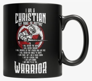 Christian Warrior Black Mug - Mug