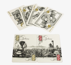 Golden Spike Playing Cards