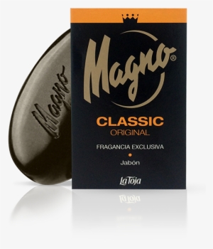 El Clásico Jabón Negro Con Espuma Blanca Y Perfume - Magno Soap 4.4 Oz.125gr. 10 Bars