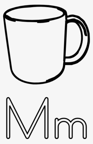M Is For Mug Svg Clip Arts 384 X 592 Px