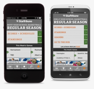 Mobile Devices - - High School Football App