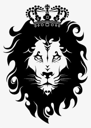 Figura Leão Vetor Png - King Lion Black And White