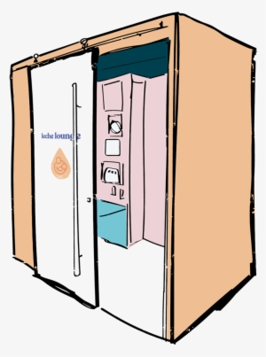 Leche Lounge Lactation Suite Perspective