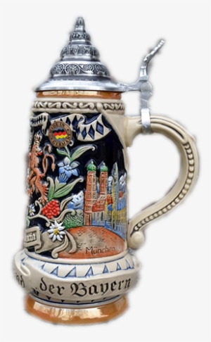 bayern beer stein with coat of arms - beer stein