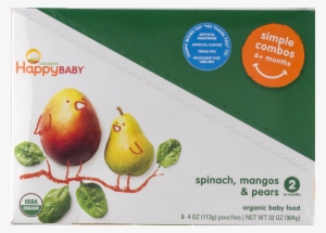 Happy Baby Simple Combos, Stage 2, Organic Baby Food,