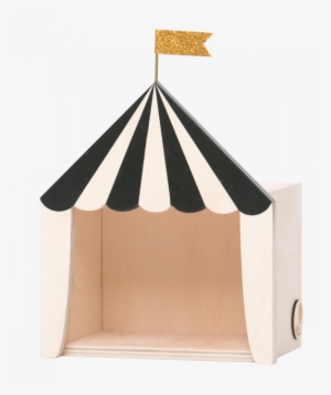"the Big Top" Circus Shelf Mini Black & Wooden - Circus Box