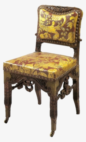 Gold And Maroon Antique Chair By *jinifur On Deviantart - Antique Chair Png Transparent