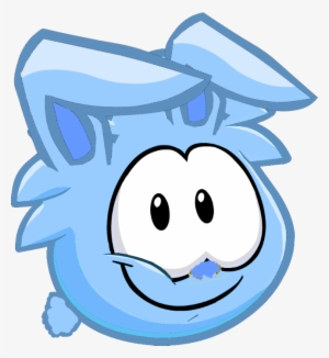 Blue Bunny Puffle - Cartoon