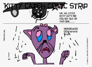 Kitty Catch Comic Strip Created By Cartoonist Jamaal - Cartoon