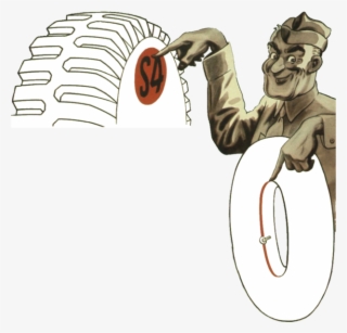 These Marks Mean Synthetic Rubber - Cartoon