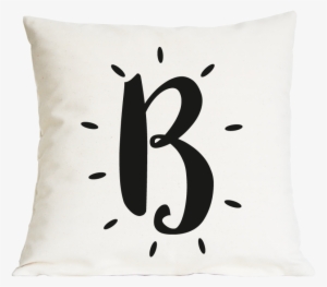 Glowing Initial Cushion Clouds And Currents - Boo Tiful Svg